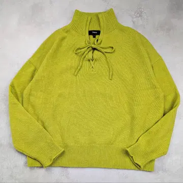 띠어리 캐시미어 혼방 니트 풀오버 드로우 스트링