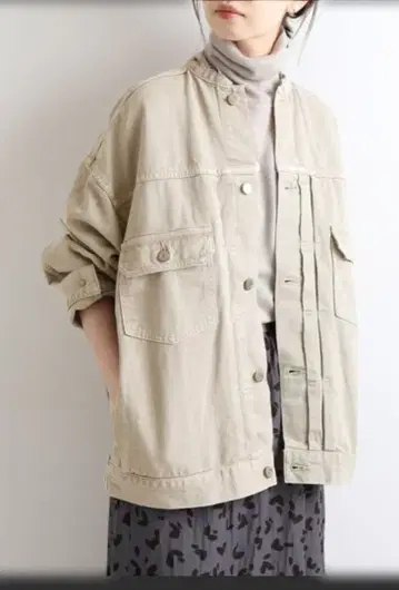 IENA 컬러 치노 리메이크 루즈 블루종