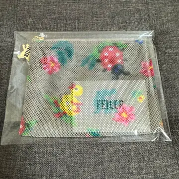 페일러 하이디 메쉬 파우치 베이지 S