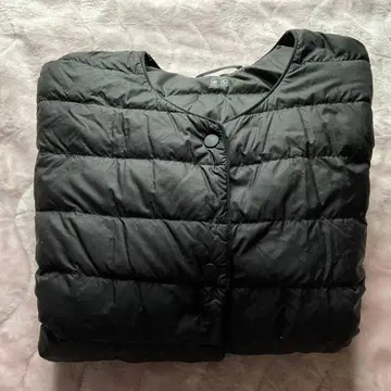 다운 자켓 블랙 네이비 수납 봉투 포함