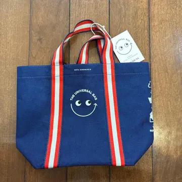 새상품 아냐 힌드마치 메이지야 유니버셜 미니 에코백 네이비