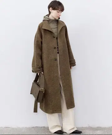 [ tageechita ] 오버 사이즈 울 래글런 코트