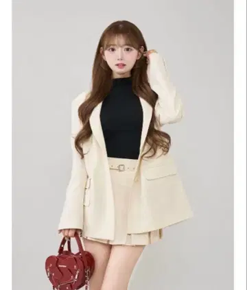 darich 아지메 포켓 테일러드 자켓, 스커트