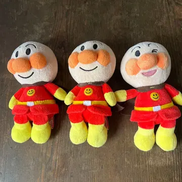 호빵맨 봉제 인형 3체 세트