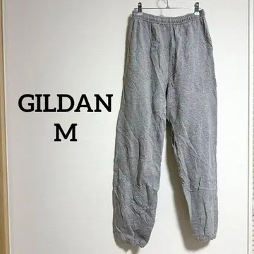 GILDAN (M) 그레이 조거 팬츠 속기모