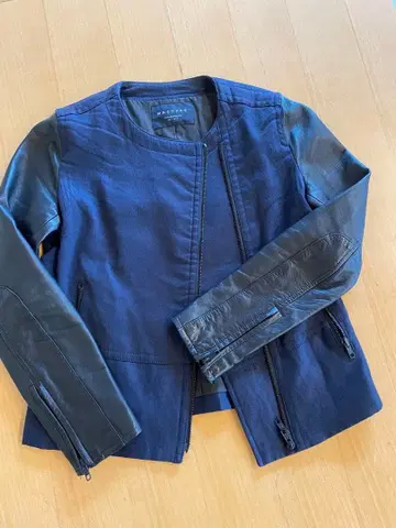 MACPHEE 가죽 자켓 사이즈 40 새상품급 타임세일