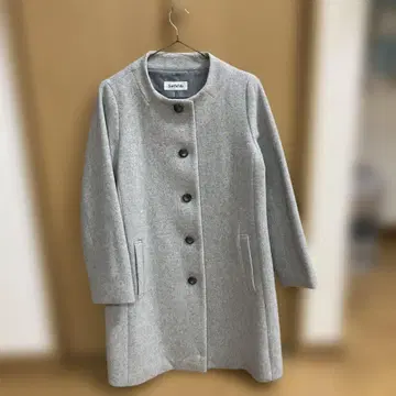 Sunfel du 그레이 롱 코트