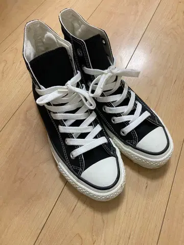 일본제 ALL STAR 블랙 하이컷 스니커즈