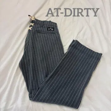 (AT-DIRTY) 앳더티 워크 팬츠 스트라이프