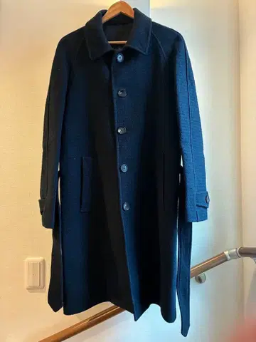 PALTO 네이비 스텐카라 코트