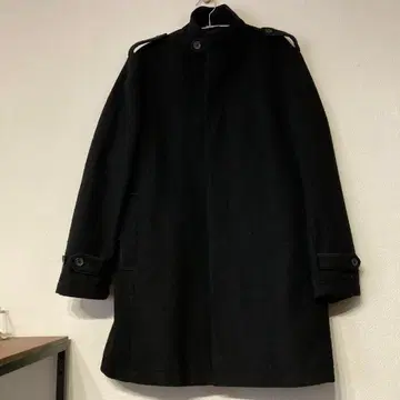 남성용 미들 기장 펠트 코트