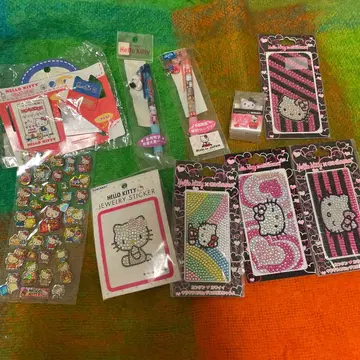 헬로키티 묶음 세트 볼펜 씰 산리오