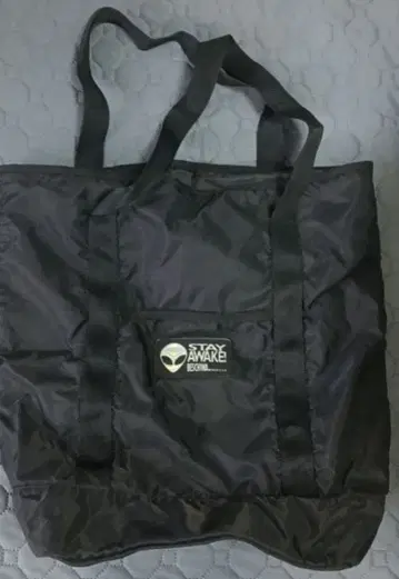 미사용 극 레어 BESCHWA 로고입 빅 토트백 블랙