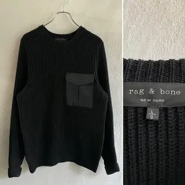 새상품급 rag&bone 코튼 명령어 니트 리브 니트