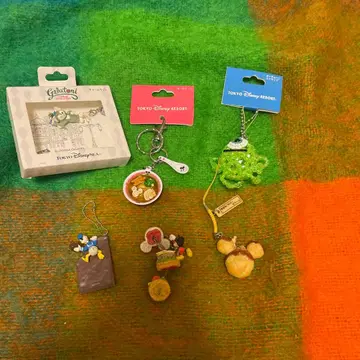 디즈니 스트랩 모음 세트 마이크 도날드 미키 젤라토니