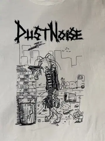 Dust Noise T셔츠 크러스트 CRUST GLOOM confuse