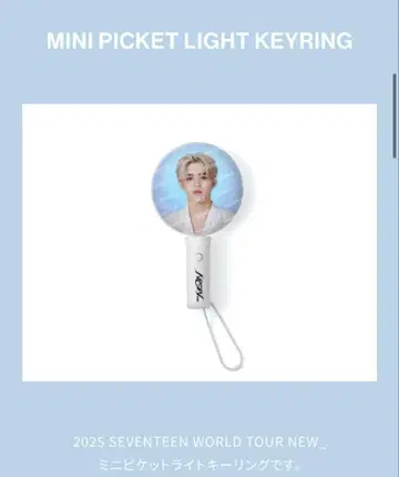 SEVENTEEN 세븐틴 미니 피켓 라이트 키링 승관