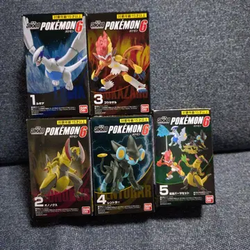 SHODO 포켓몬 6 피규어 세트 전 5종