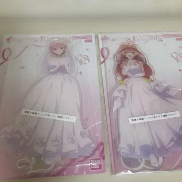 1번 복권 5등분의 신부 아크릴 스탠드 2개 세트