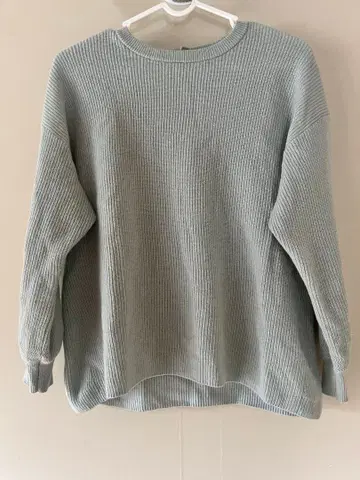 북유럽 생활 잡화점 리브 편직 긴팔 니트