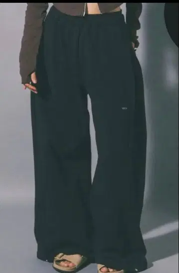 버전 오브 유 Double Waist SweatpantsS BLACK