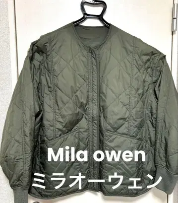 Mila owen 미라 오웬 퀼팅 자켓 리버서블
