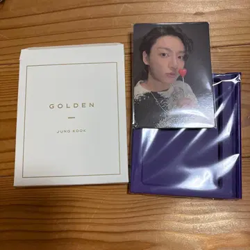 BTS JUNG KOOK GOLDEN Merch 포토 카드