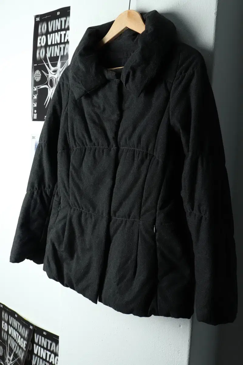 W(M) Mine Padded Jumper Jacket Hanseom Gray Cotton-15BA0