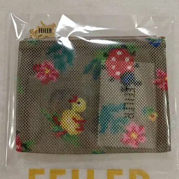 페이러 하이디 메쉬 파우치 베이지 미니