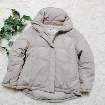 GLOBAL WORK 글로벌 워크 숏 기장 다운 자켓 L 베이지