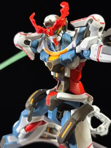 HG 지크 액스 GQuuuuux 완성품 받침대 포함