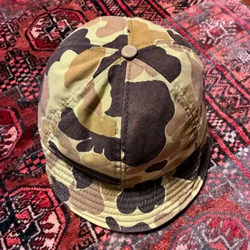 80S USA제 Thinsulate 버킷 햇 카모플라주 헌팅
