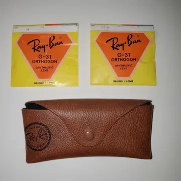 Ray-Ban G-31 Orthogon 렌즈와 케이스