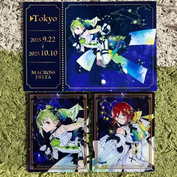 마크로스 저니 아크릴 카드 레이나 카나메 + 한정판 엽서 레이나