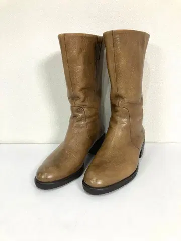 새상품급 라보키고시 웍스 부츠 웨지솔 백지퍼 미들 기장