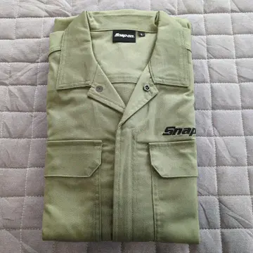 Snap-on 스냅온 카키 오버롤 L 사이즈