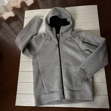 TIGORA 그레이 후드 부착 후드티 XL