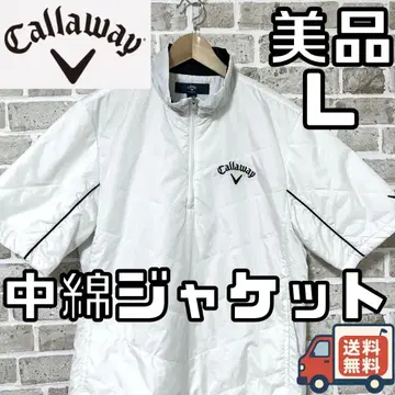 [ 24시간 이내/선착순 ] 새상품급 캘러웨이 남성용 반팔 패딩 자켓 L