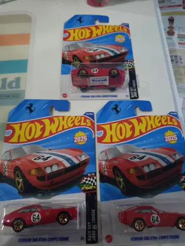 핫휠 페라리 365 GTB4 COMPETIZIONE 3대 세트