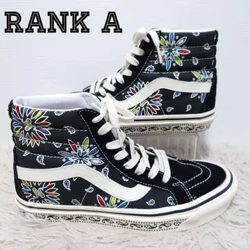 새상품급 VANS SK8 Hi 38 DX 아나하임 페이즐리 26 블랙