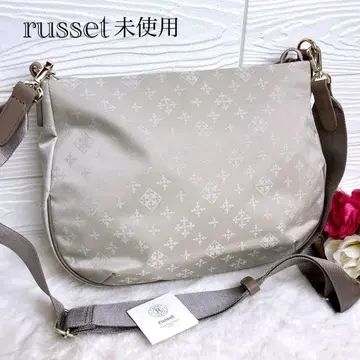 새상품 russet 러셋 2way 숄더백 모노그램 나일론