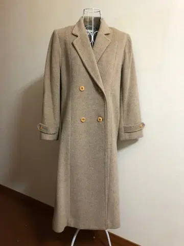 타카시마야 더블 브레스트 롱 코트 (클리닝 완료)