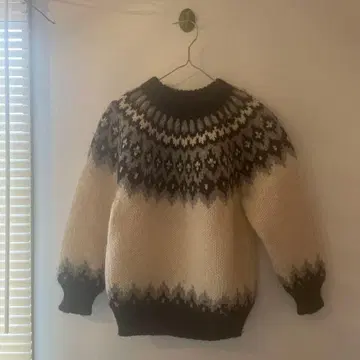 노르딕 무늬 니트