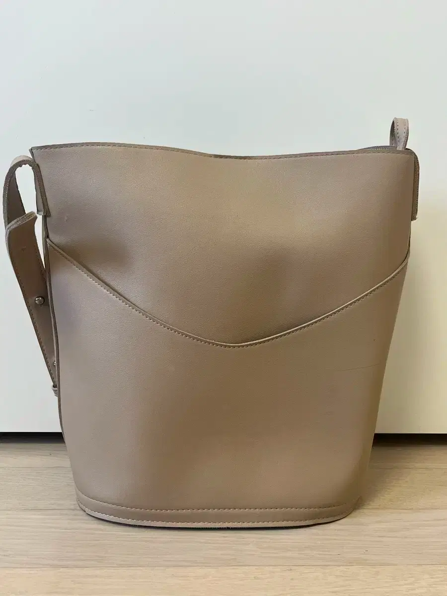 Beige Bucket Bag