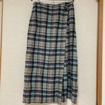 BEAUTY&YOUTH 체크 랩 스커트 S