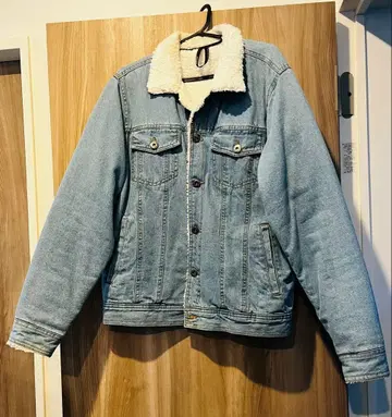 HALHAM G 데님 보아 자켓