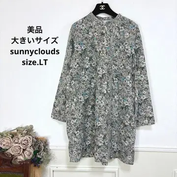 새상품급 빅 사이즈 sunnyclouds 내추럴 원피스