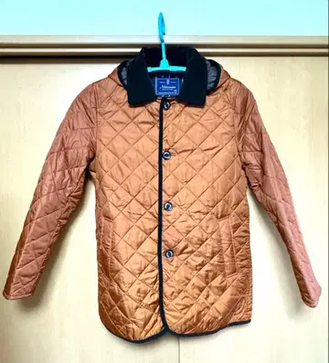 mitsumine 오렌지 퀼팅 자켓 코듀로이 옷깃 M 사이즈