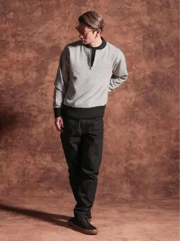 RATS HALF ZIP SWEAT L 사이즈 RATS 스태프 애용품