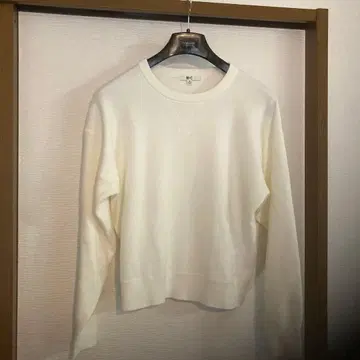 스무스 코튼 크루넥 스웨터 M